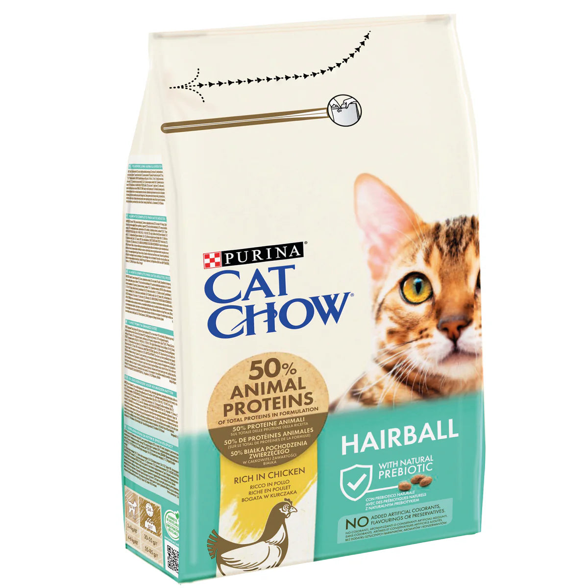 Cat Chow Dry Food Adult Hairball 1.5kg