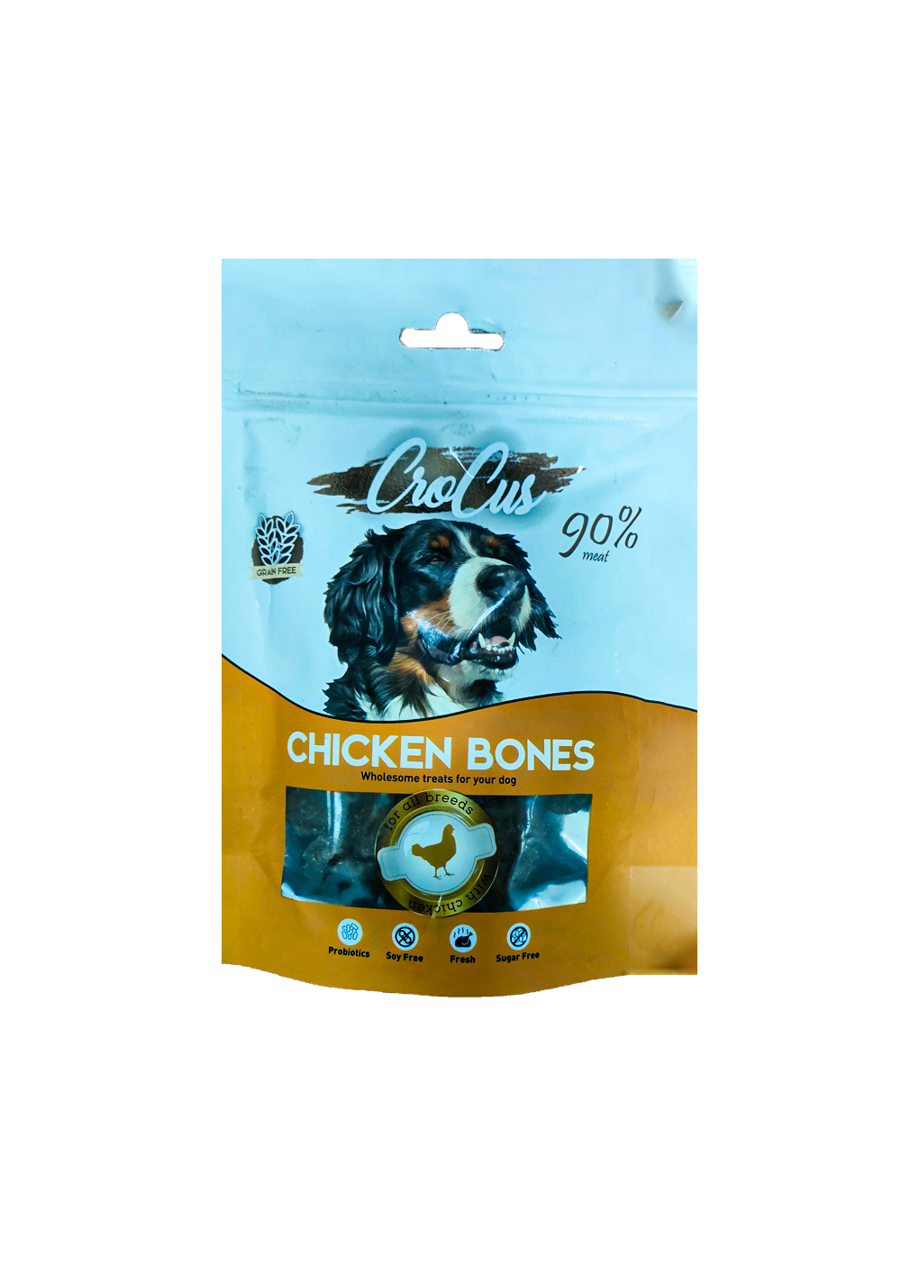 CroCus Chicken Bones Grain Free 80g