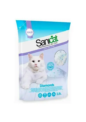 SaniCat Silica Gel Litter Diamonds 3.8L