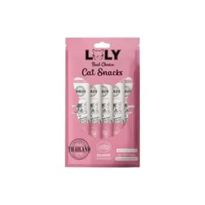 Loly Cat Liquid Snacks with Salmon 5x15G
