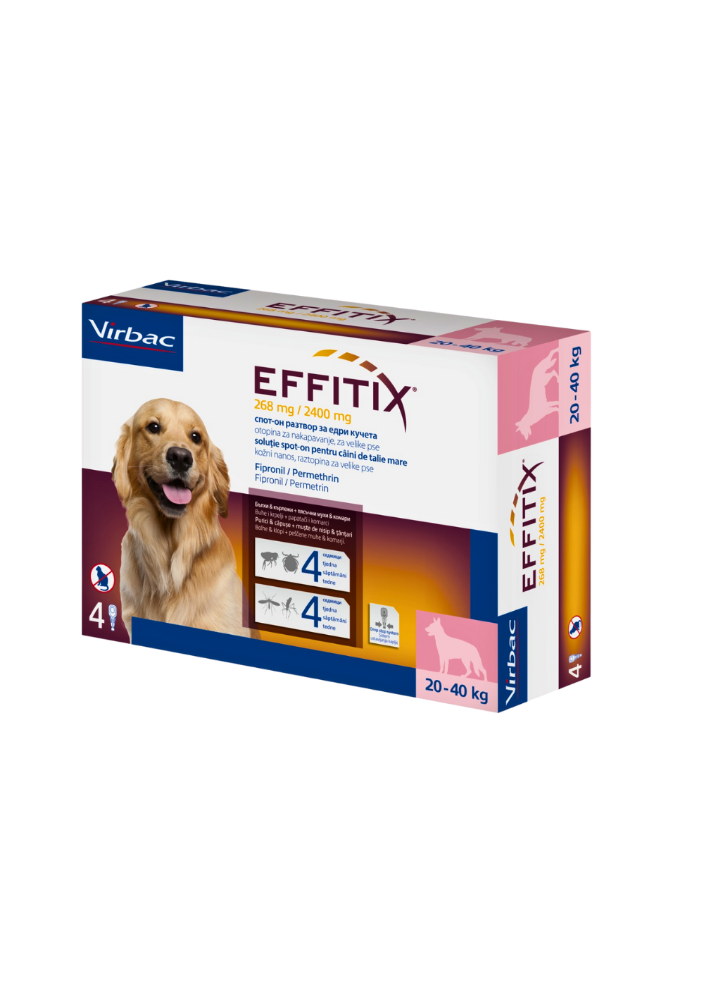 Virbac EFFITIX Spot on for Large Dogs 20-40 kg