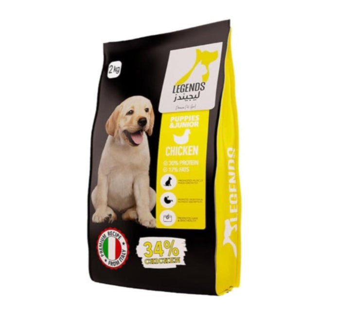 Legends Dry Food with Chicken for Puppies & Junior Dogs 2 kg