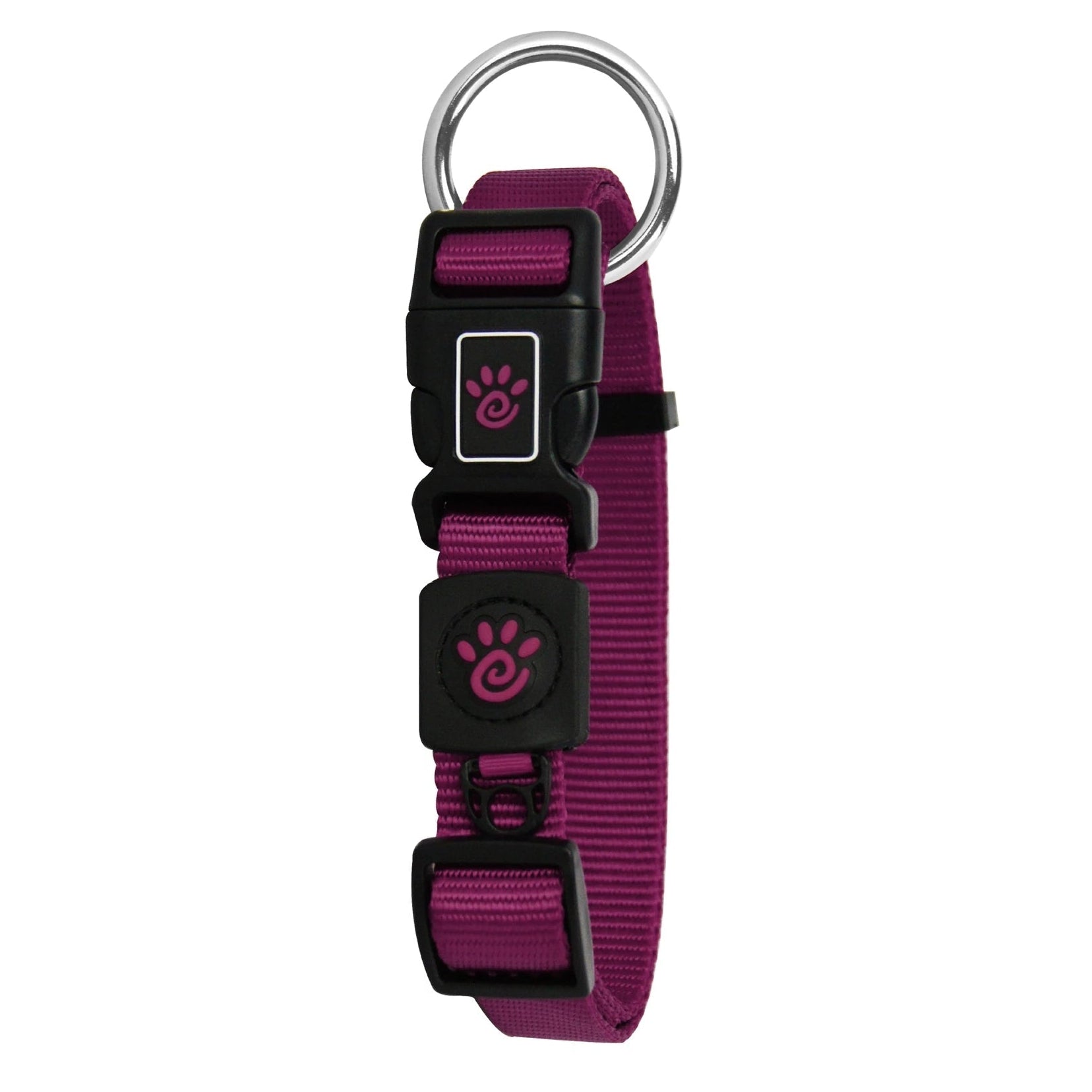 DOCO dog collar small Nylon o-ring purple (25-40x1.5cm)