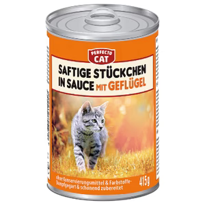 Perfecto Cat Juicy Chunks in Sauce with Poultry 415g