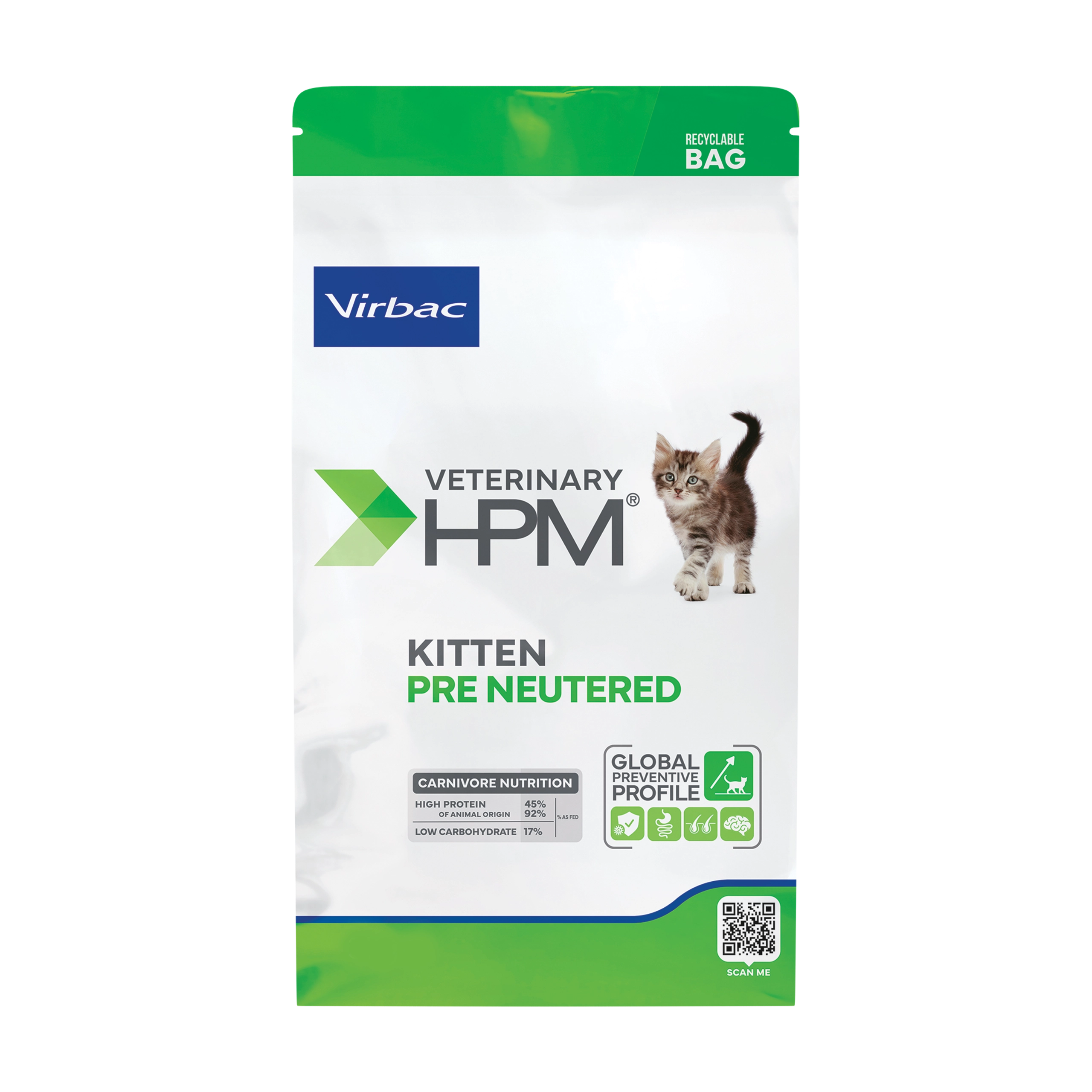 Virbac Cat Baby Pre Neutered Cat Dry Food