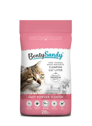 BentysandyLitter with Baby powder 20 Liter
