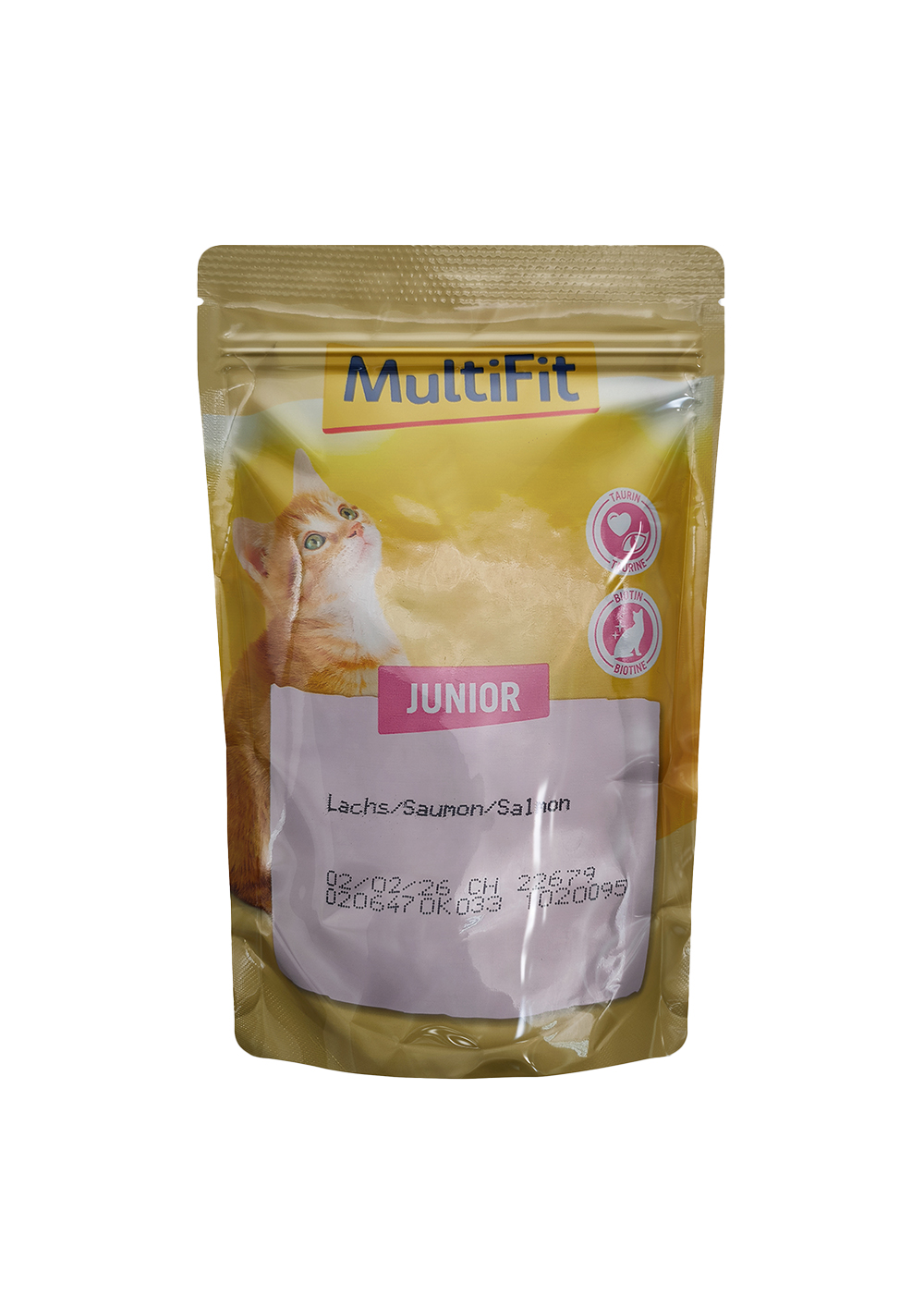 MultiFit Junior wet food salmon 100g