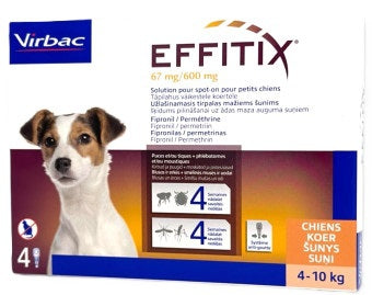 VIRBAC Effitix Spot On Cane Small (4 - 10 Kg)