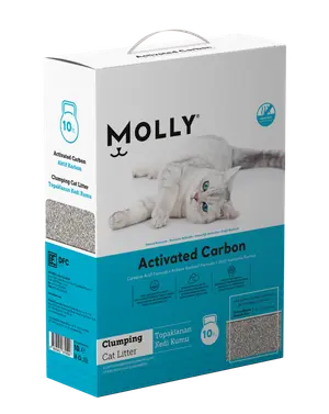 Molly Activated Carbon Clumping Cat Litter 10 L