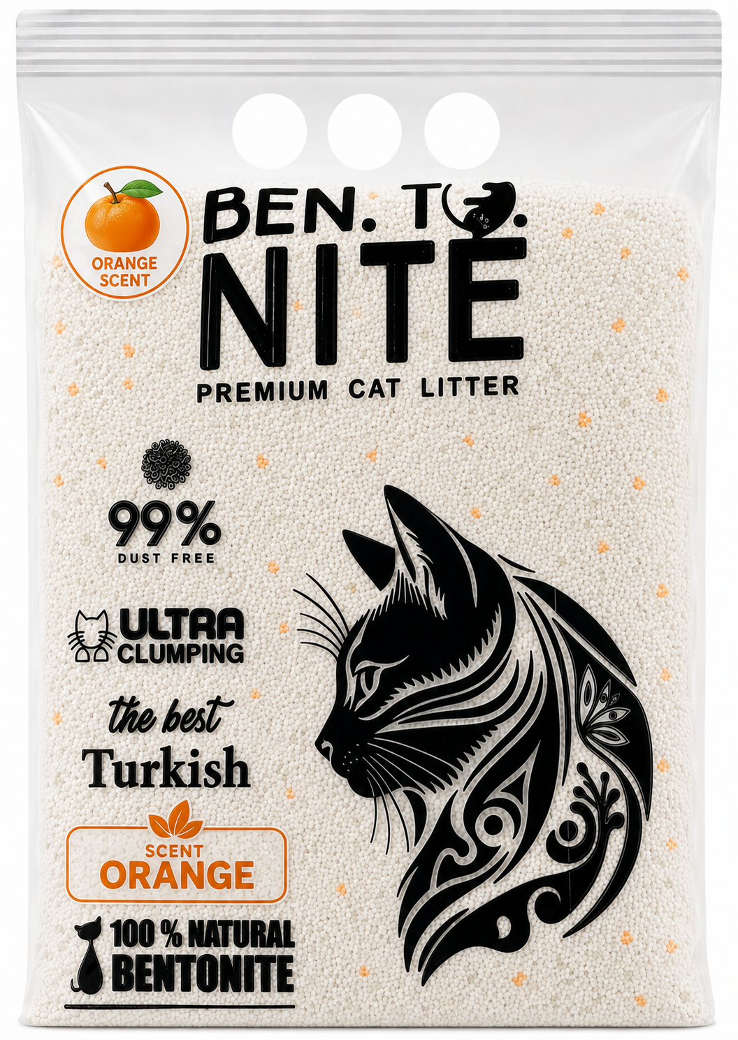 Ben To Nite cat litter orange Scented 5L