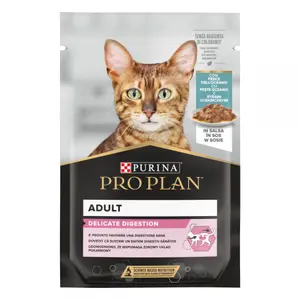 Purina Pro Plan Cat Delicate Digestion Adult Ocean Fish in Gravy – 85g