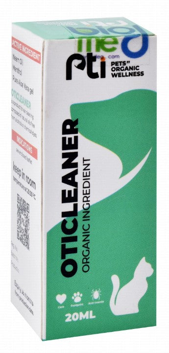 PTI Oticleaner Ear Cleaning For Dogs & Cats 20 ML