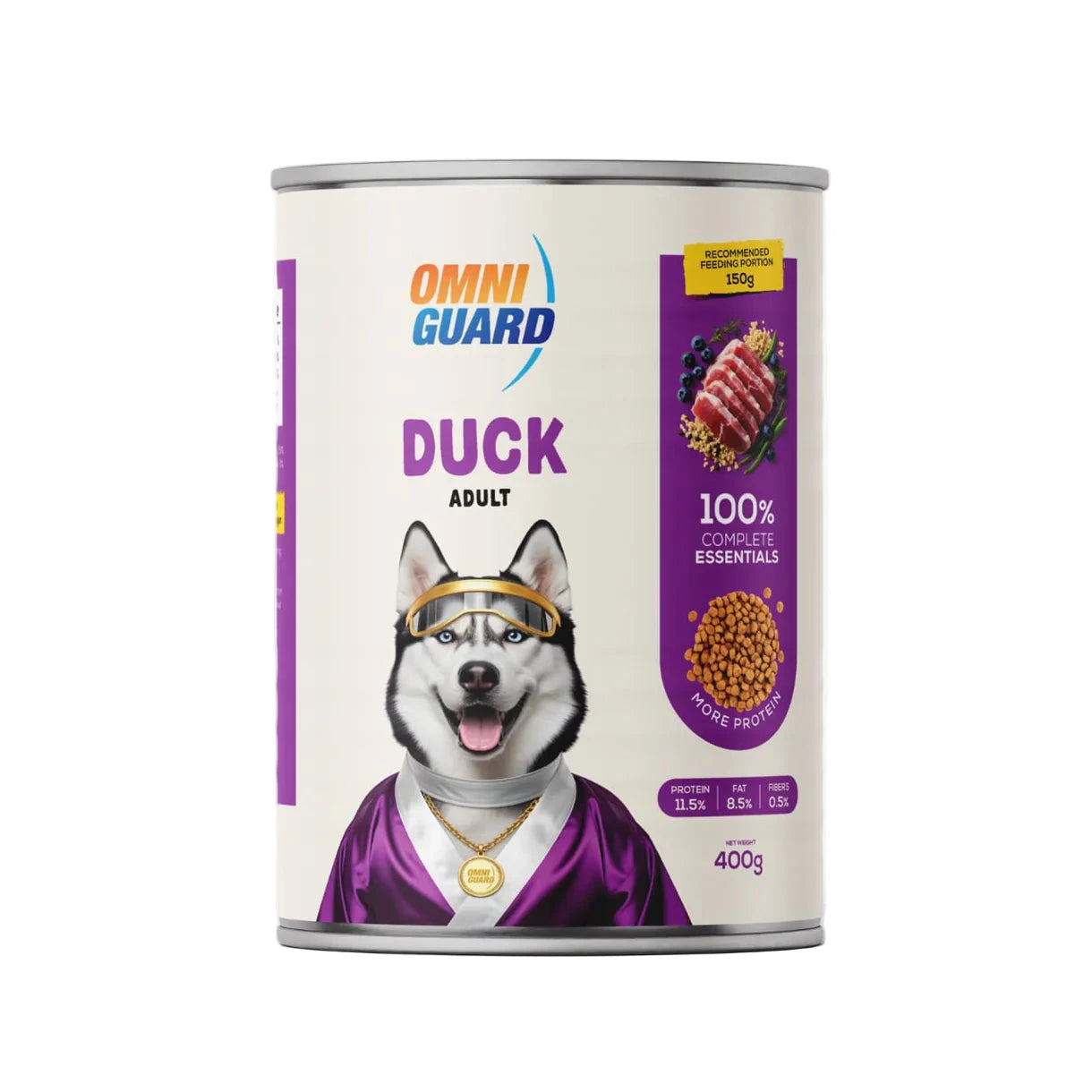 Dog Wet Food Duck 400G Adult - Omni Guard Premium