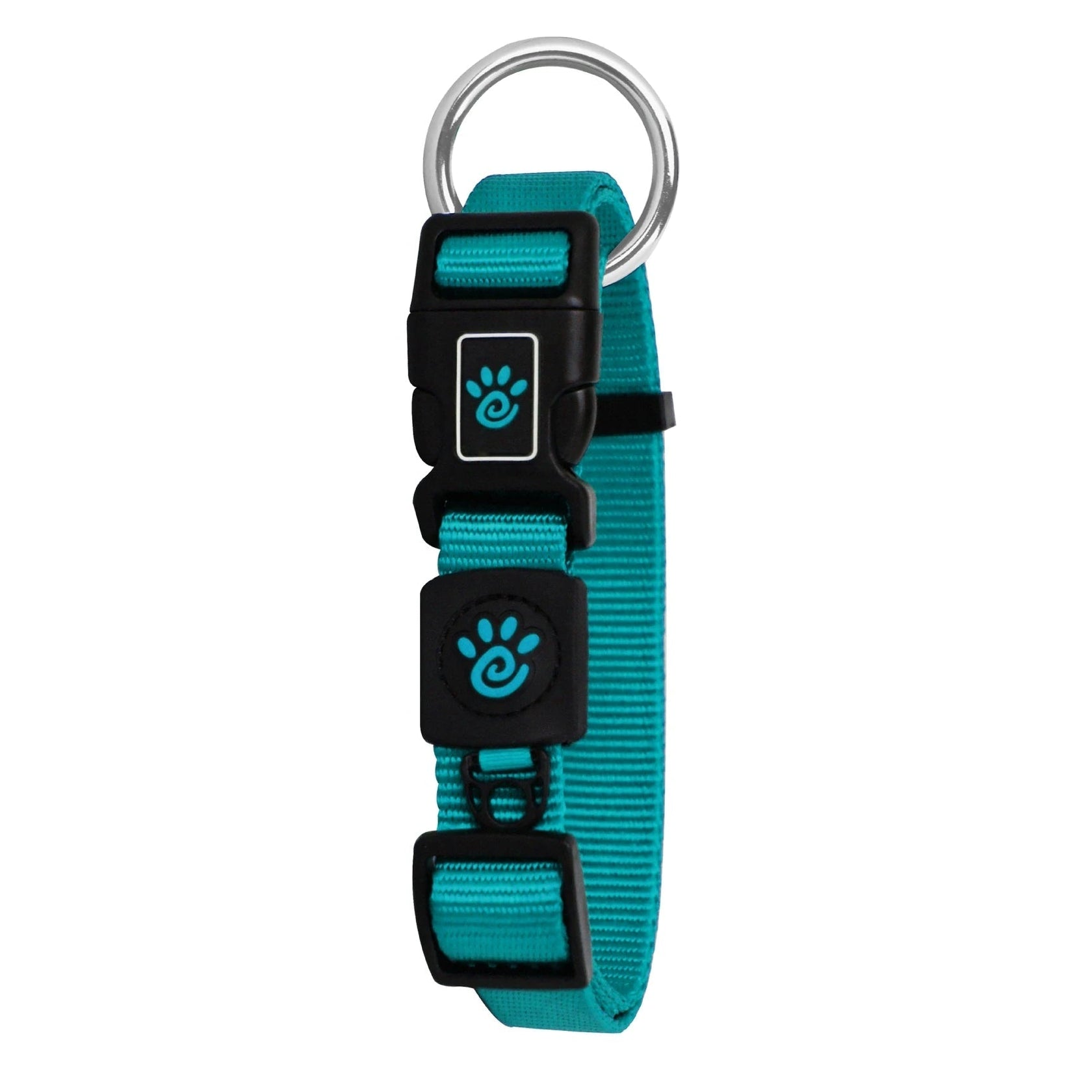 DOCO dog collar small Nylon o-ring turquoise (25-40x1.5cm)