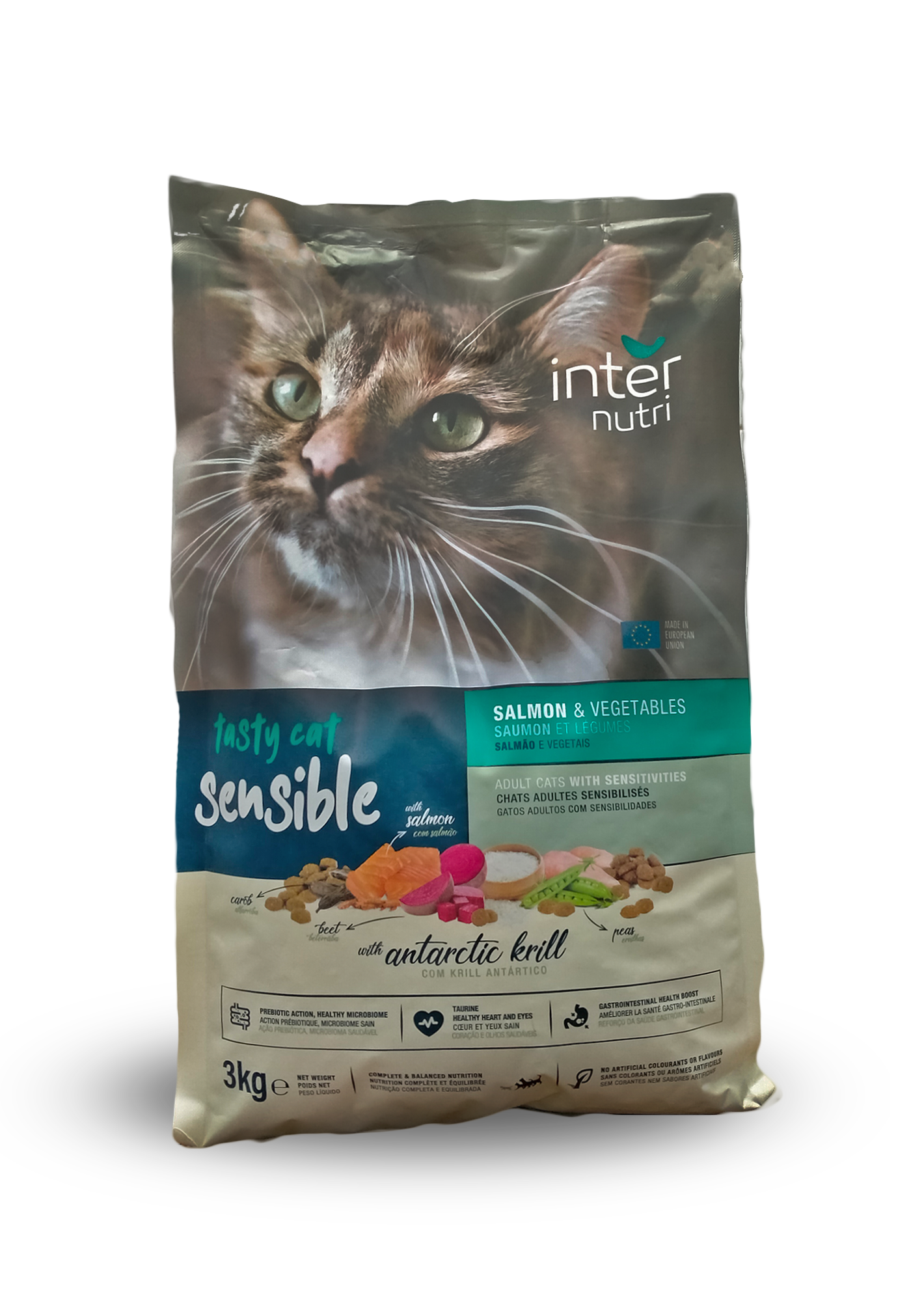 Internutri Tasty Cat Sensible with Salmon & Vegetables 3kg