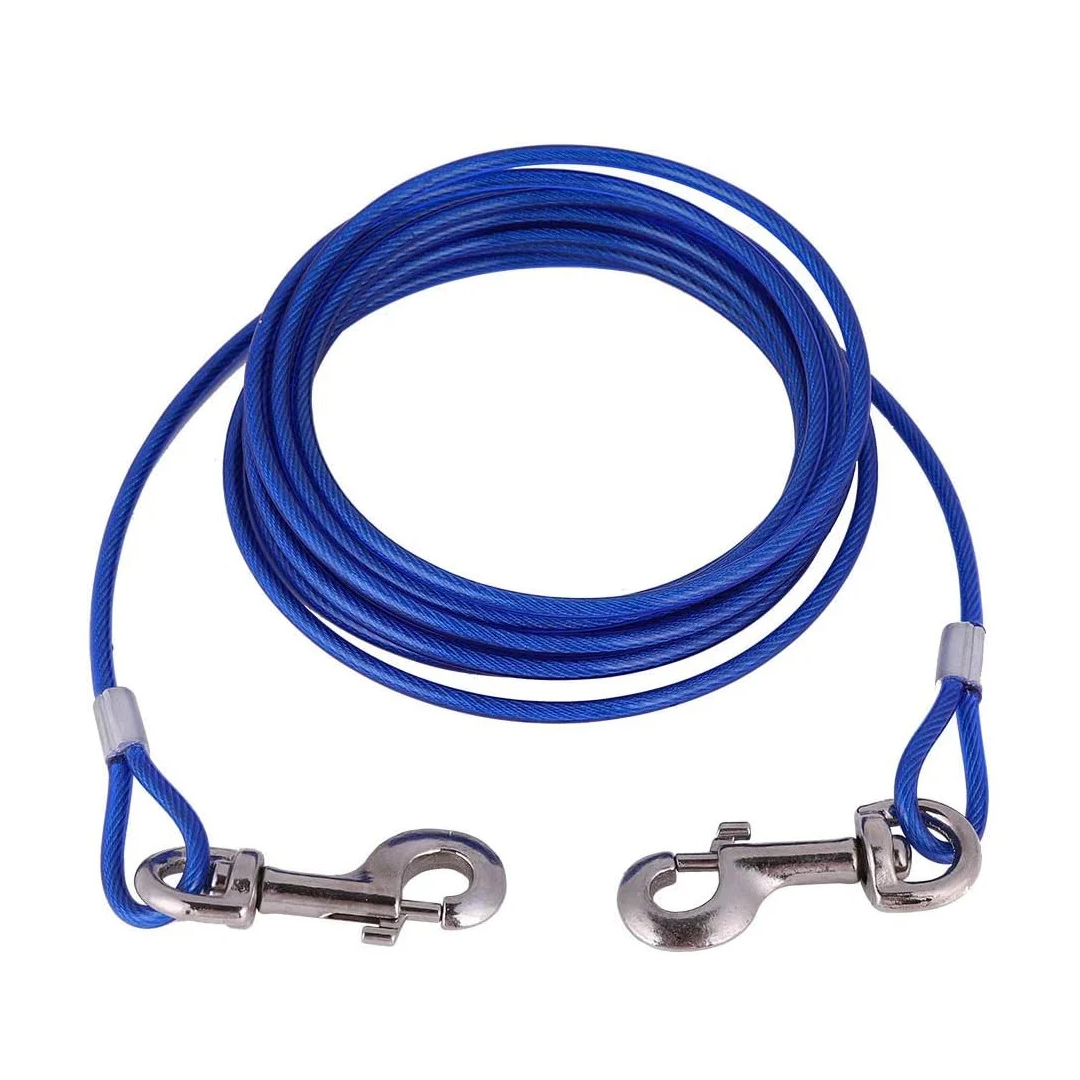 Full Power Proof Long Steel Wire Pet Safety Cable Rope 5mm 5M