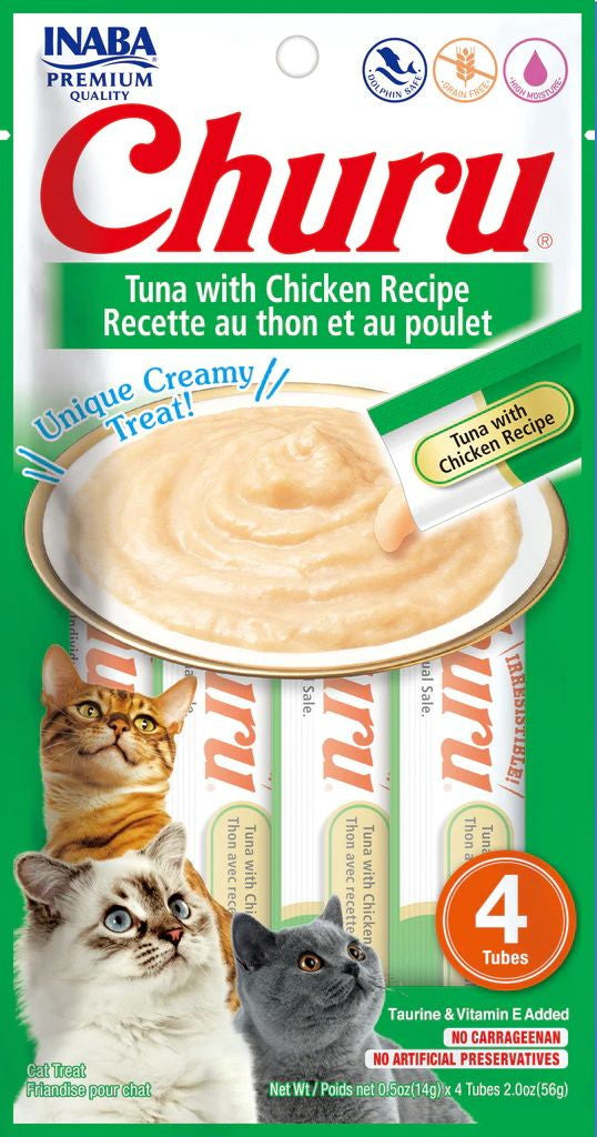 INABA Churu Fun Bites for Cats Chicken and Tuna Recipe 60g