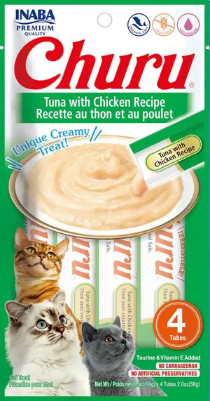INABA Churu Fun Bites for Cats Chicken and Tuna Recipe 60g
