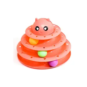 circular turntable cat toy