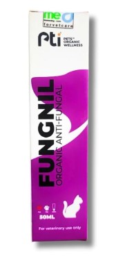 PTI Fungnil Topical lotion anti- fungal & skin diseases for Cats 50ml
