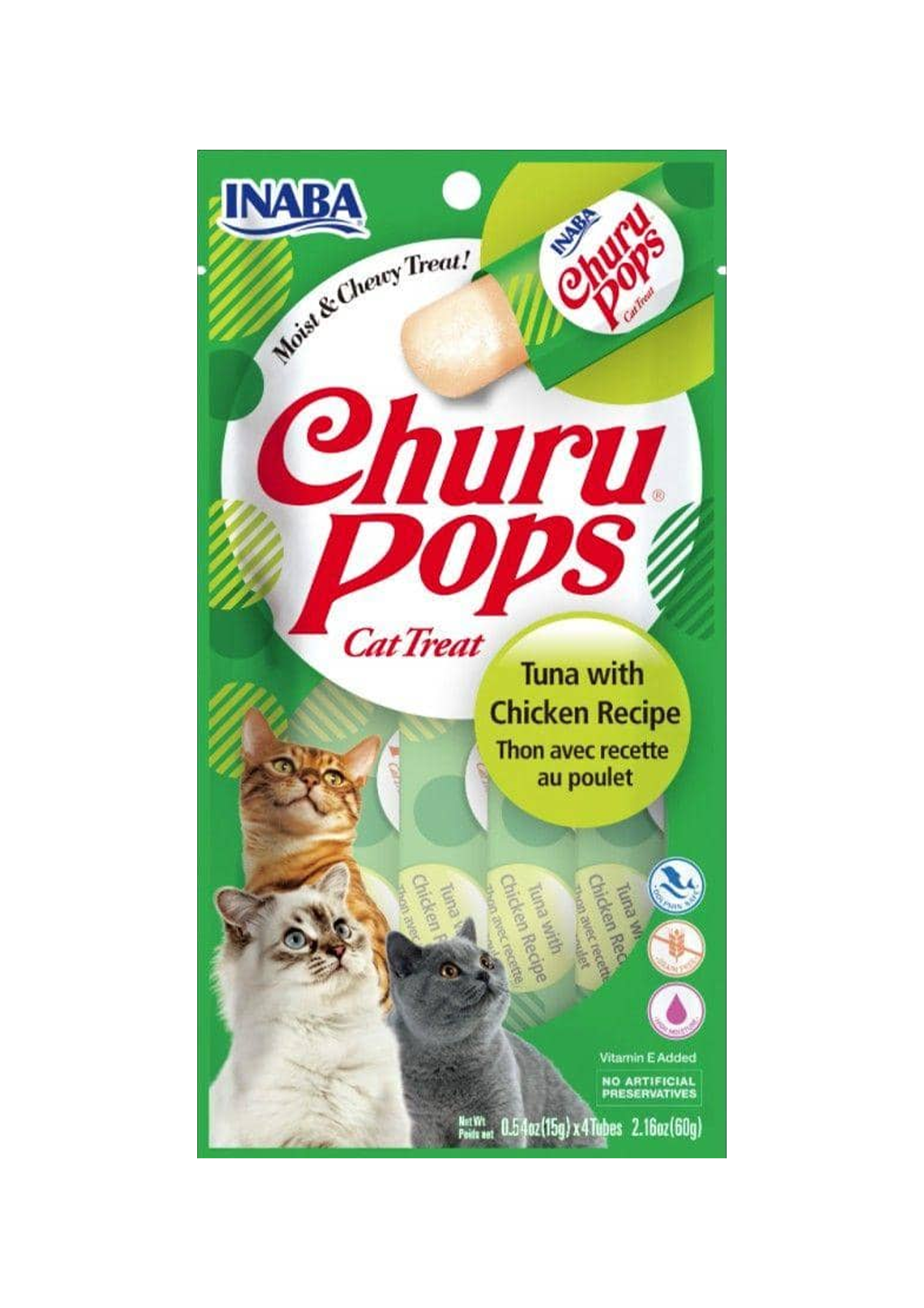 INABA Churu Pops Tuna with Chicken Recipe 60g