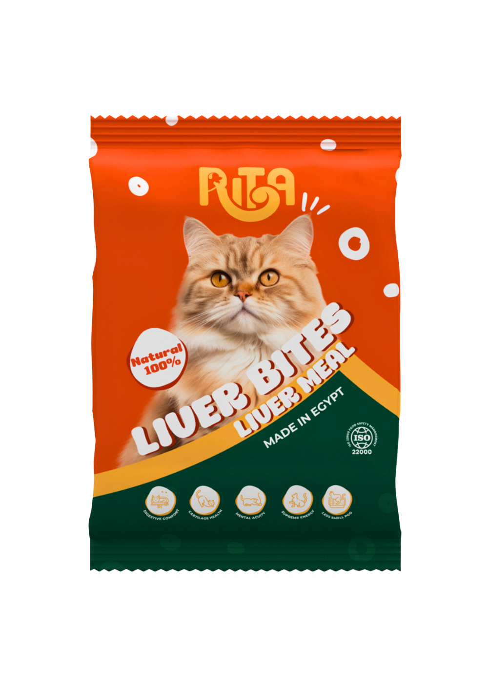 RITA Fresh Food For Cats – Liver Bites 125gm