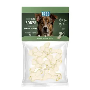 Orgo Rawhide Bones For Dog Dental Oral Care 100g Small