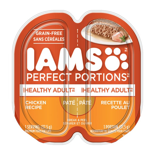 IAMS™ PERFECT PORTIONS™ Healthy Adult Wet Cat Food Chicken Recipe Paté 75G