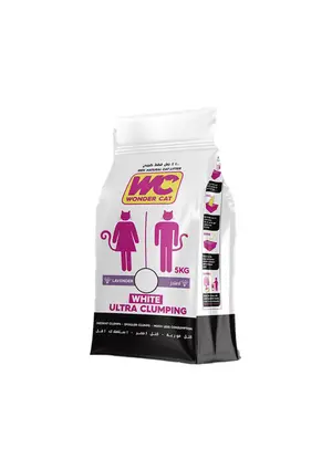 Wonder Cat White Ultra Clumping Lavender Cat Litter 5 Kg