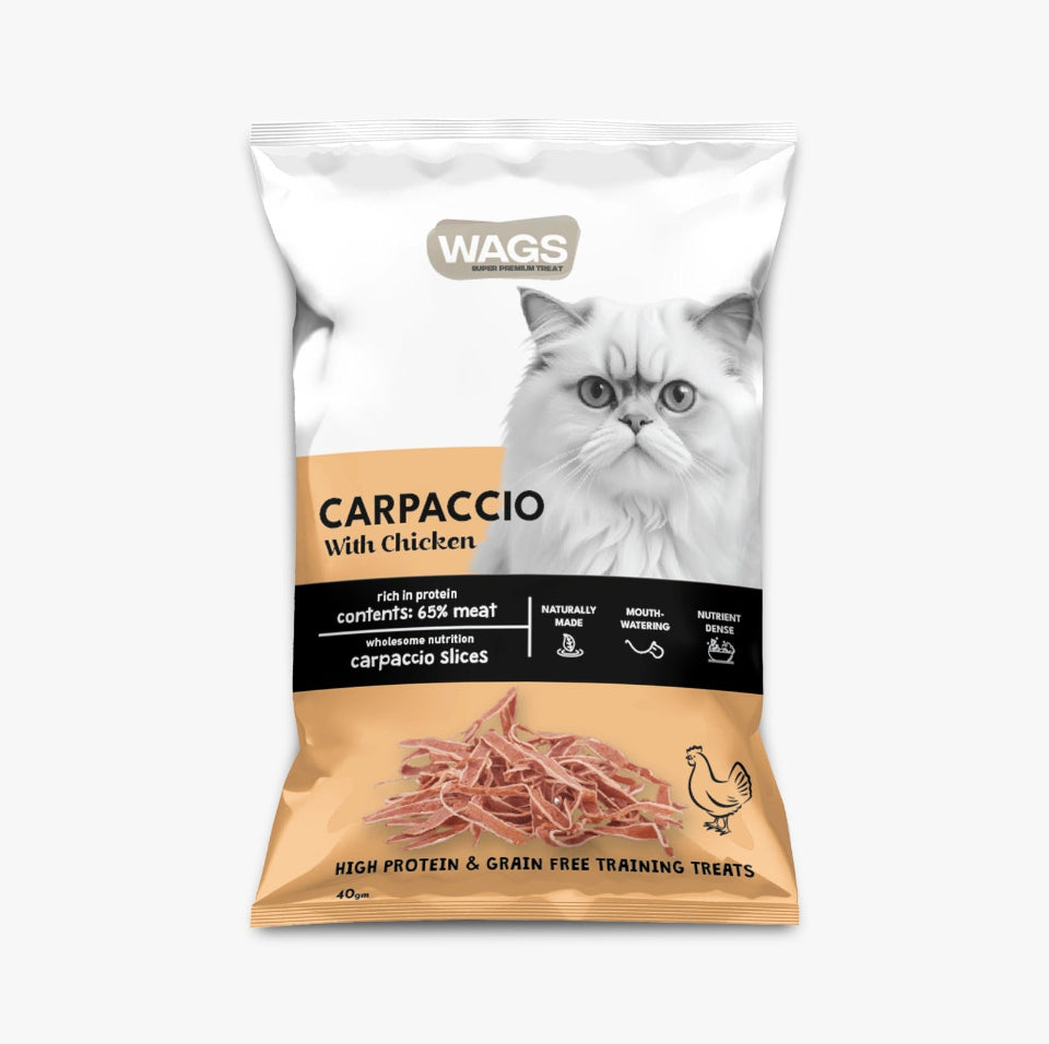 Wags Carpaccio Chicken 40 Gram