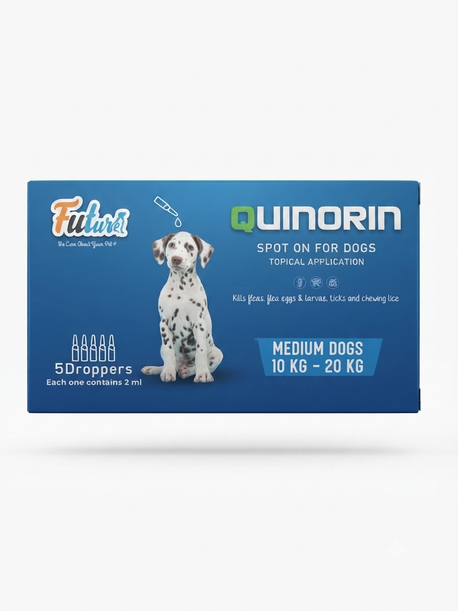 Future Quinorin Spot On for Medium Dogs (10 kg - 20 kg) - 1 pipette