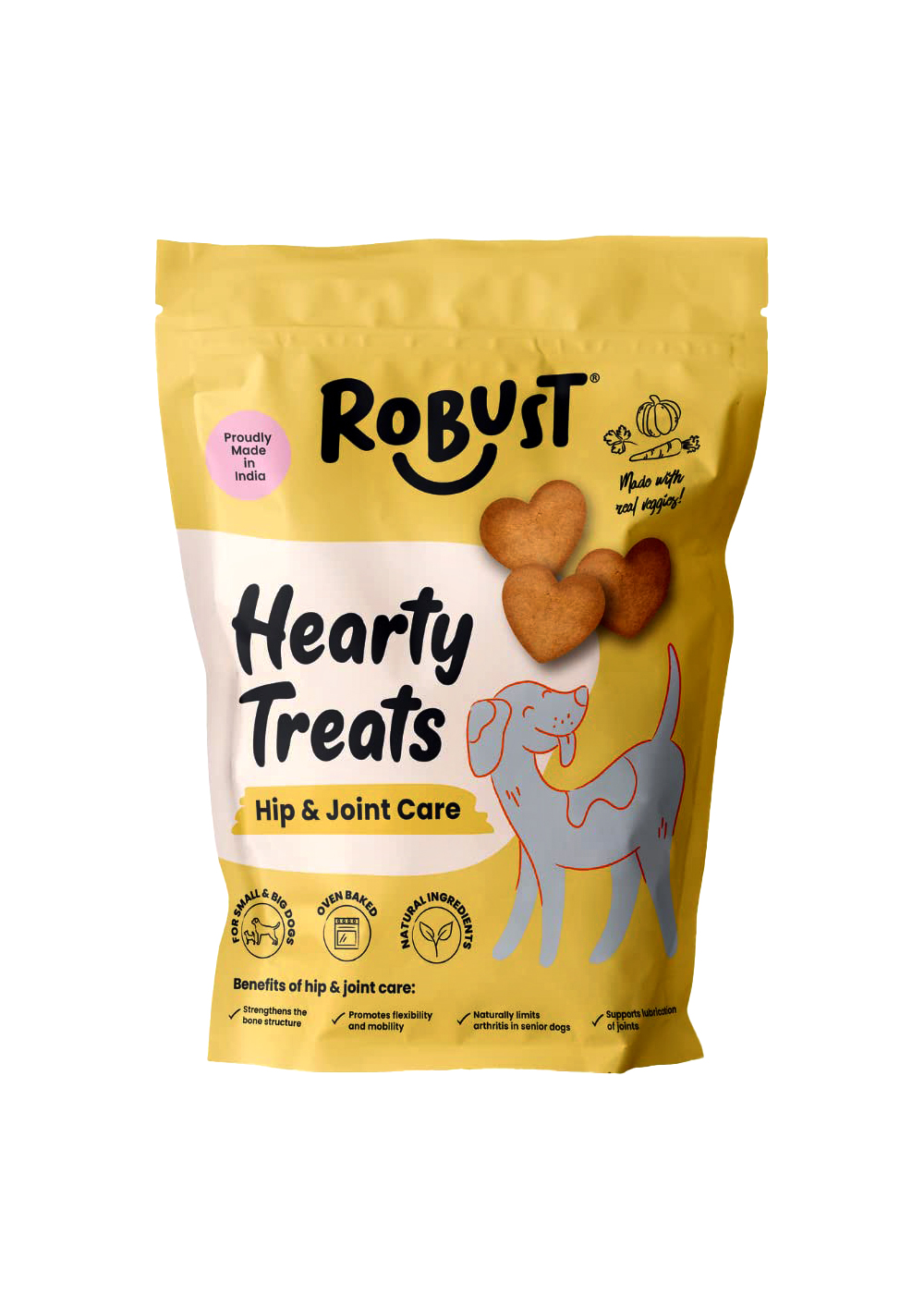 Robust Hearty Treats Hip And Joint Care 500g