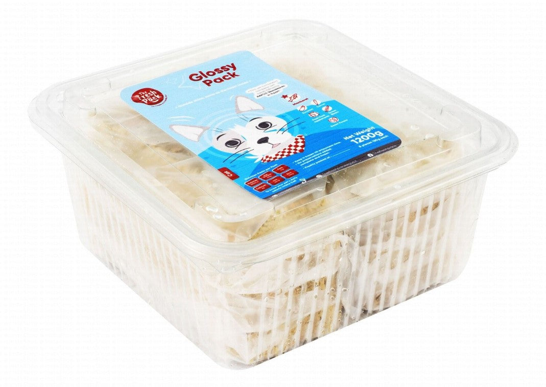The Fresh Pack Glossy Pack Frozen Cat Food with Mackerel & Vegetables 1200gm