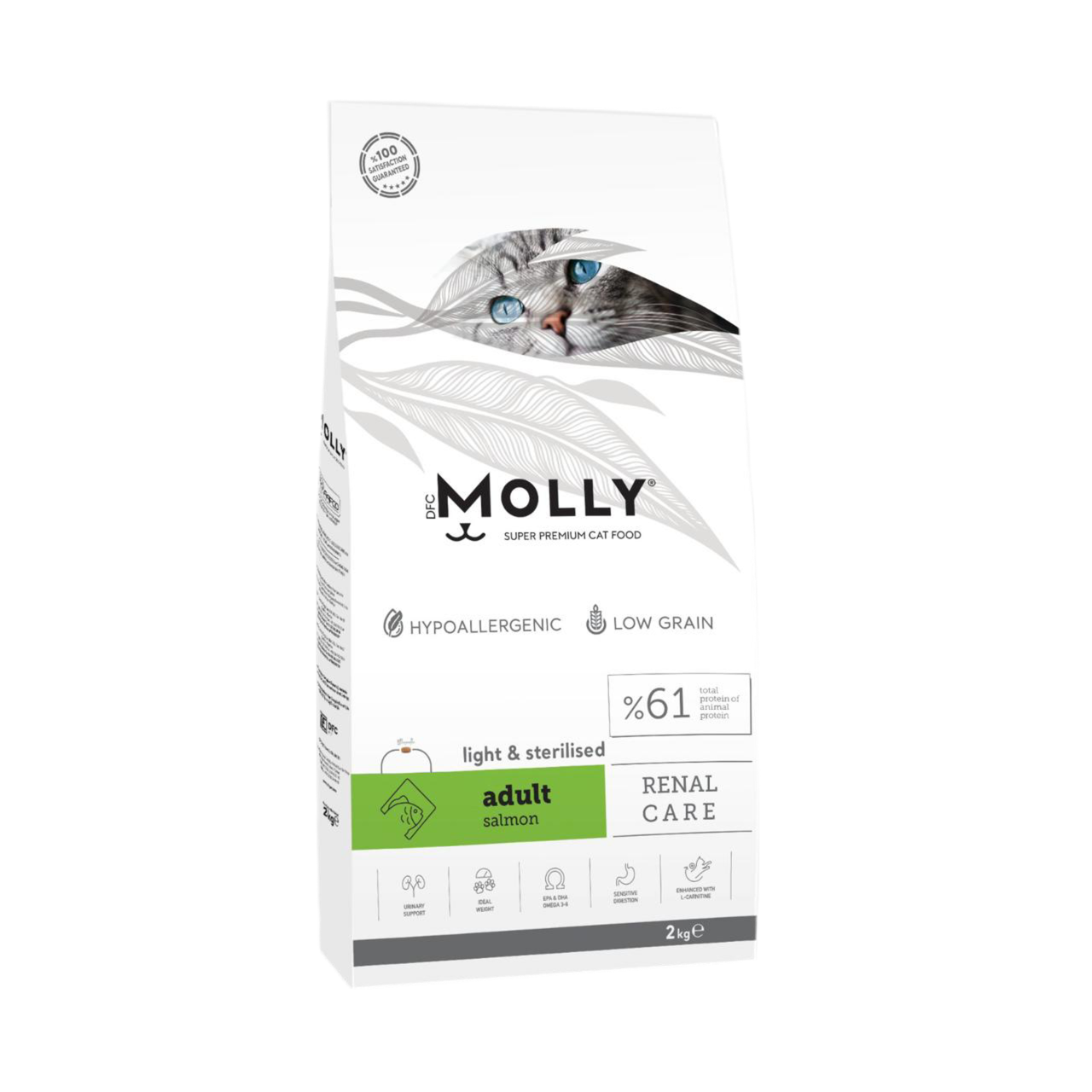 Molly Renal Care Light & Sterilised Salmon 2KG
