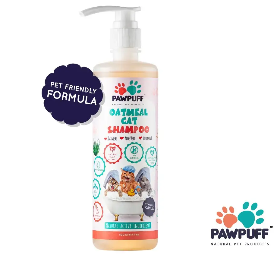 PAW PUFF Cat Oatmeal Shampoo