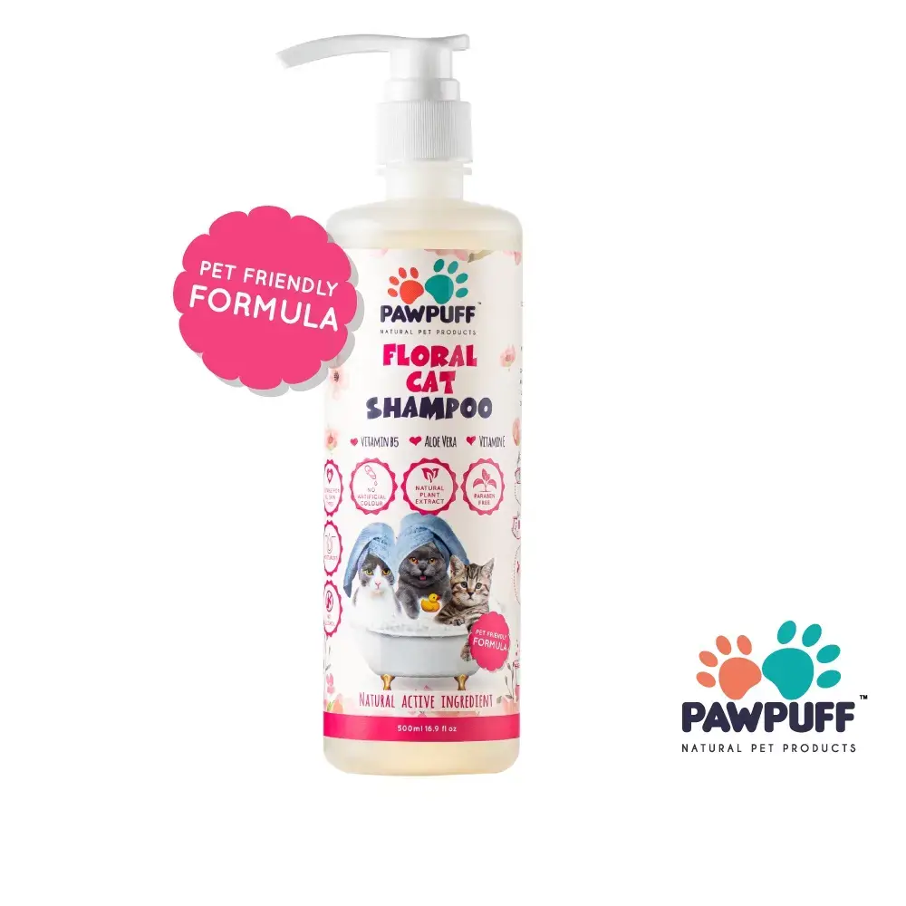 PAW PUFF Cat Floral Shampoo