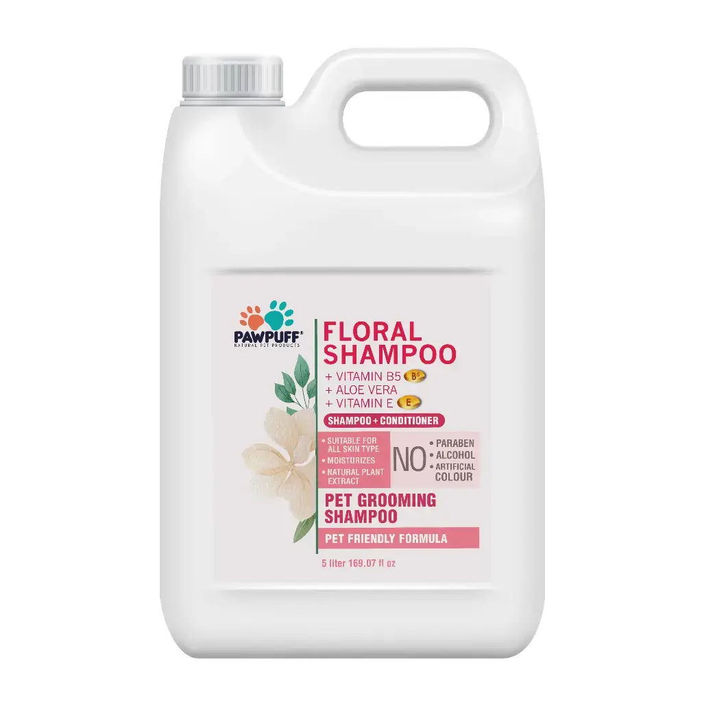 5L Pet Floral Shampoo