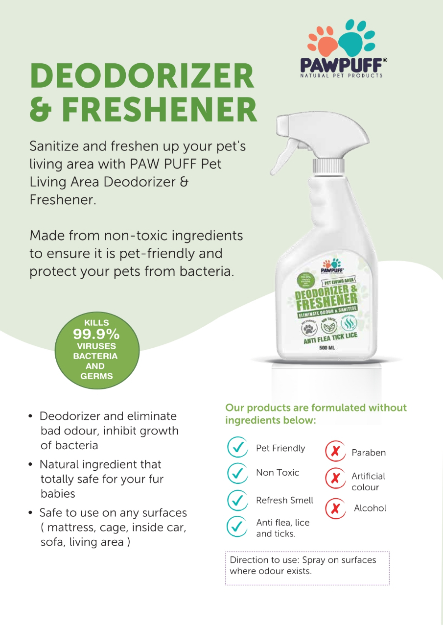 PAWPUFF Deodorizer and Freshener