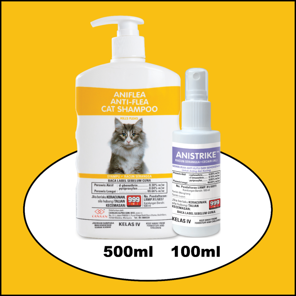 CANAAN Flea Away Combo for Cats