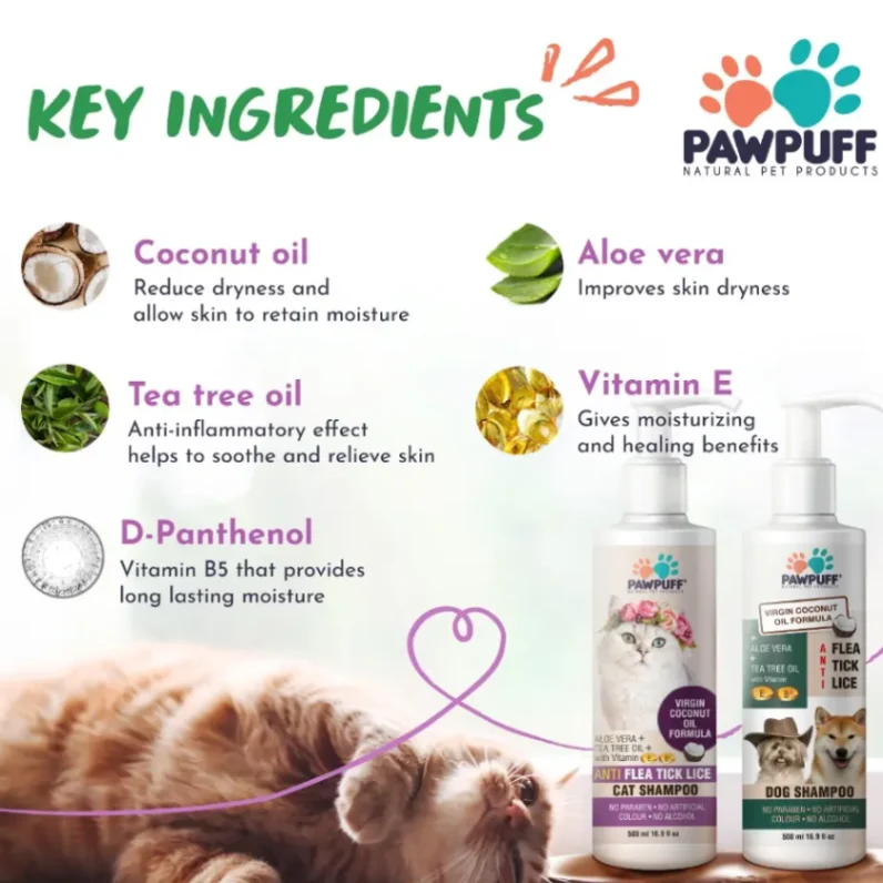 Preview of PAW PUFF COCONUT VIRGIN OIL PET GROOMING SHAMPOO 5 LITTER