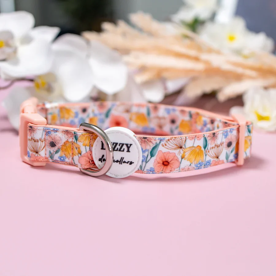 Preview of Peachy Posies Dog Collar