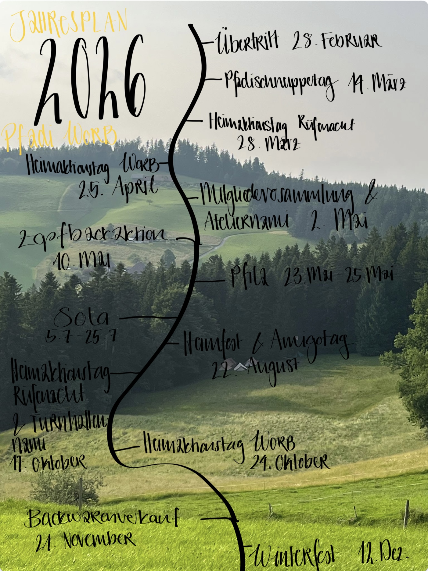  Jahresplan Pfadi Worb 2026