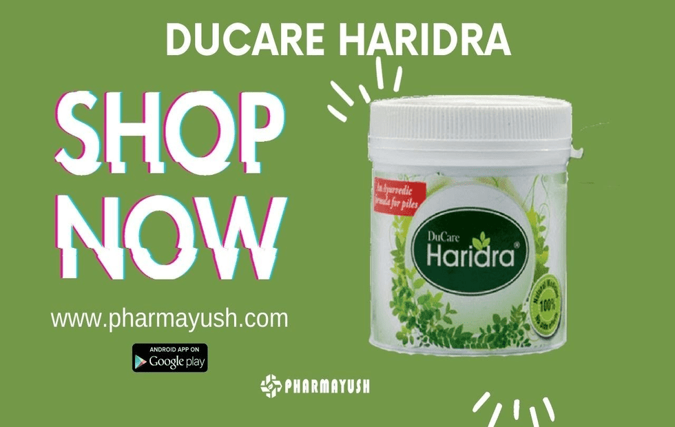 Cure for Hemorrhoids, Piles with Ducare Haridra Piles Capsules