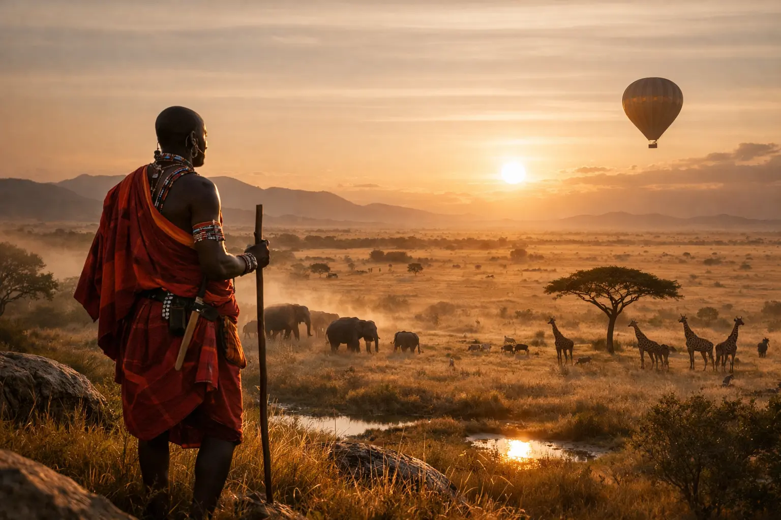 Kenya safari landscape evoking the spirit and call of the wild