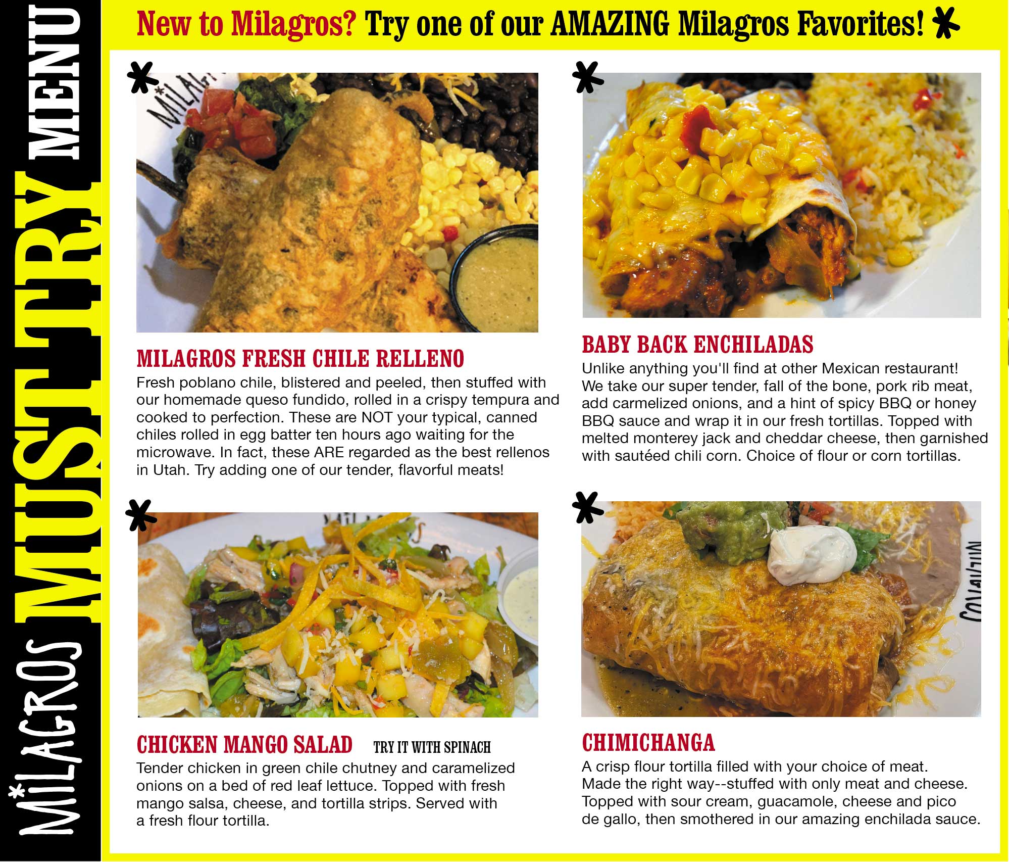 Milagros Mexican food favorites to try