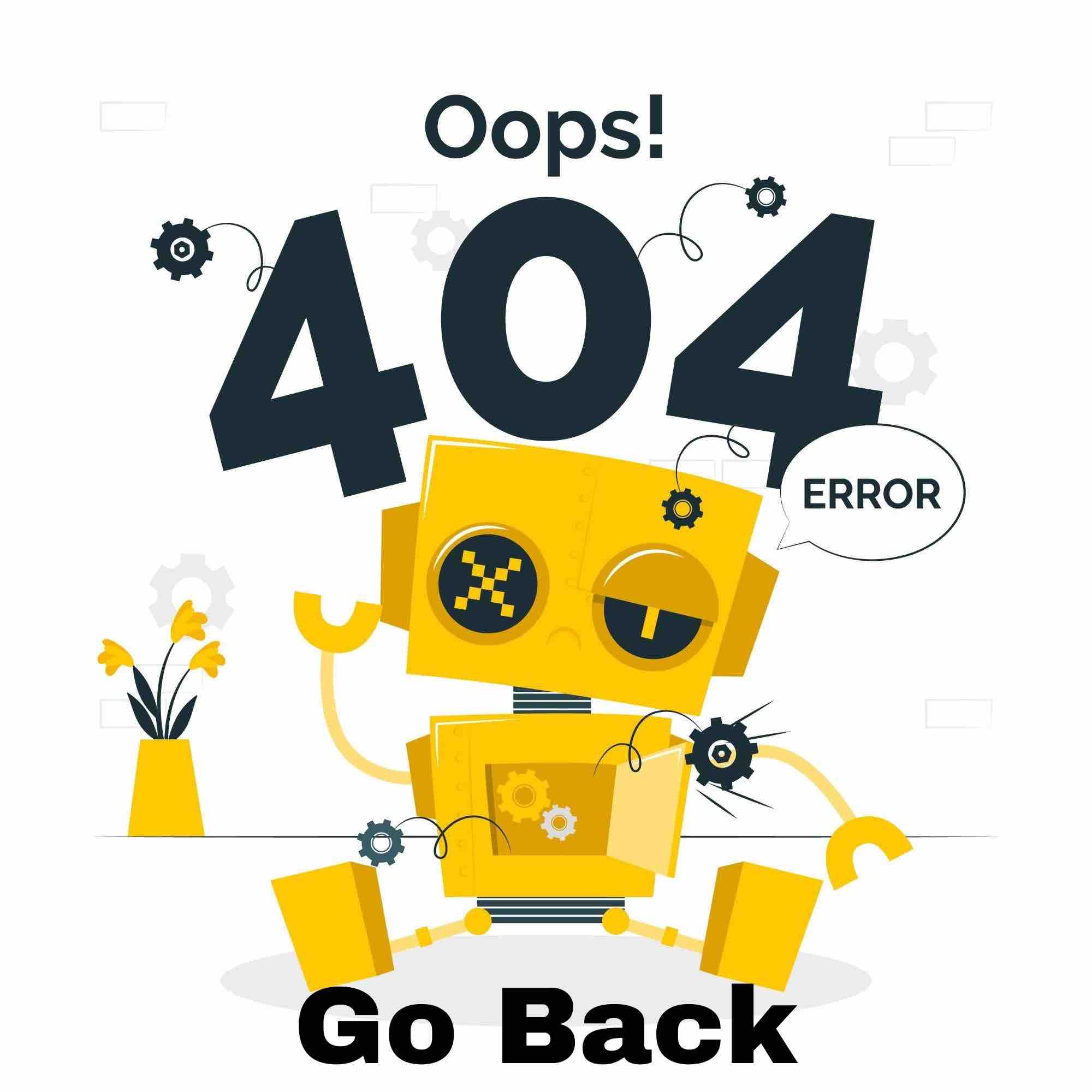 Error 404 Page Not Found
