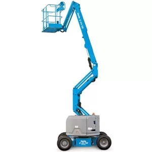 34FT Electric Boom Lift-Blue