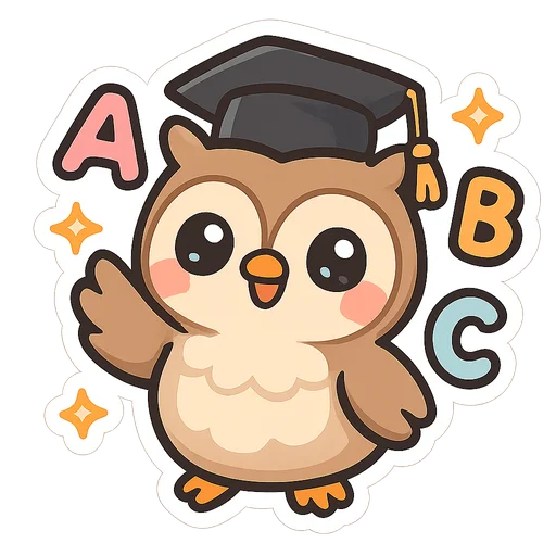 Owl phonics mascot