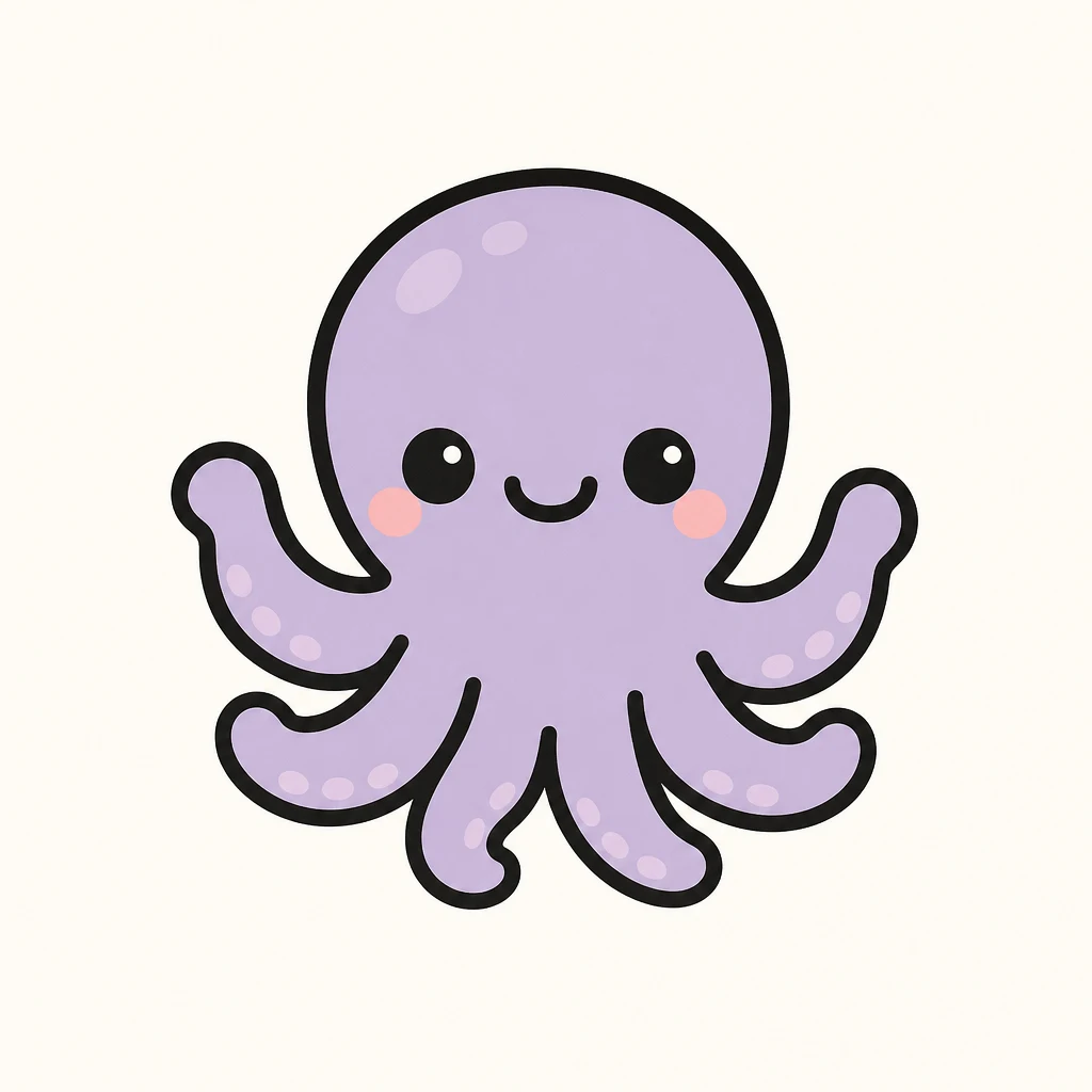 octopus — keyword picture for the o sound
