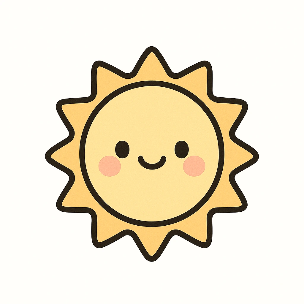 sun — keyword picture for the s sound